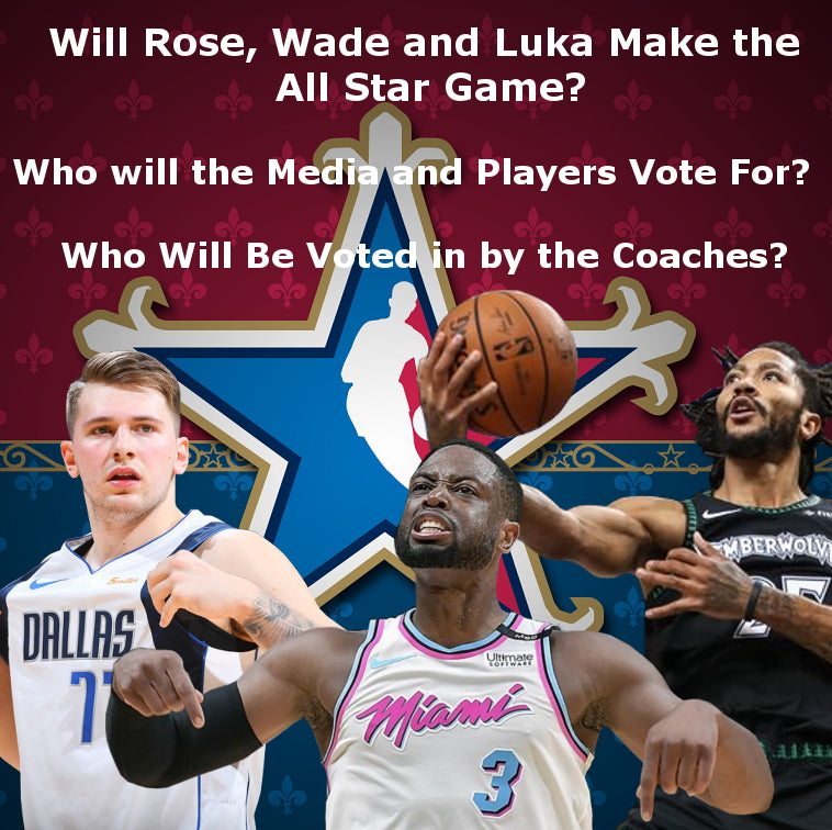Who is going to make the All Star Game?  Will Wade, Rose and Doncic Start?