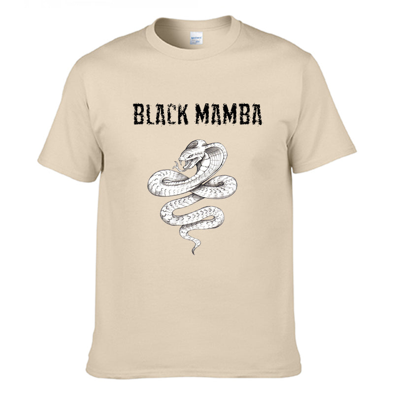 MAGIC CUSTOM - BLACK TEE SHIRT BLACK MAMBA LOGO