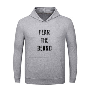 Fear The Beard Long Sleeve Hoodie
