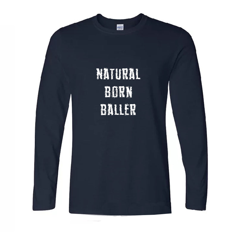 Natural Born Baller Long Sleeve Tee